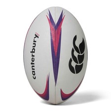 Canterbury Mentre Rugby Ball 3 White/Violet/Purple 3 White/Violet/Purple