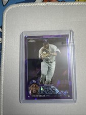 Yandy Diaz 2023 Topps Chrome Sapphire #227 Purple 6/10