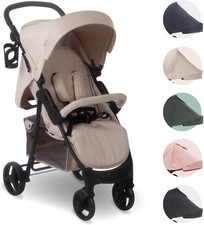 Baby Pushchair Stroller 0-22kg from birth | Lightweight, Compact Fold, Rain