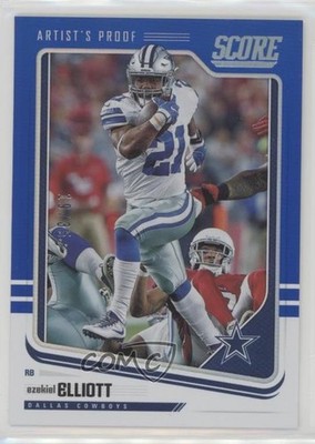 2018 Score Artist's Proof 19/35 Ezekiel Elliott #84 9o3