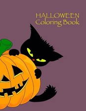 Halloween Coloring Book: Kids Halloween Book, Ages 4-8, With: Monsters Skeletons