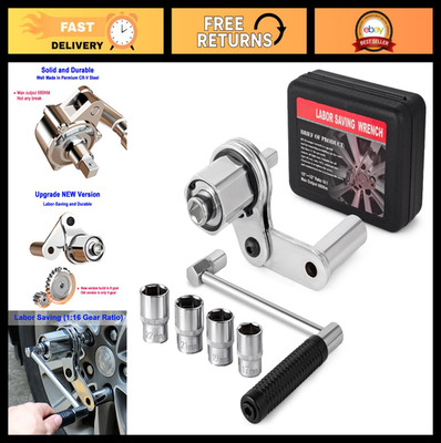 Heavy Duty Torque Multiplier Wrench Set for Lug Nut Removal, 1/2'' Drive, Labor-S