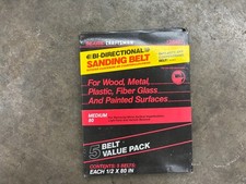 New Craftsman 5 Pack Sanding Belt 80" x 1/2" Medium 80 Grit Part Number 928407
