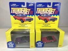 Johnny Lightning ThunderJet 500 PINK  PURPLE PONTIAC GTO HO Slot Car Body New