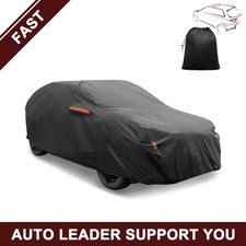 Waterproof Aluminum Film Car Cover for Toyota RAV4 12-22 with Zippers Black New