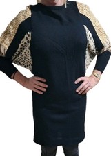 Vintage Amimal Patchwork Sweater Dress