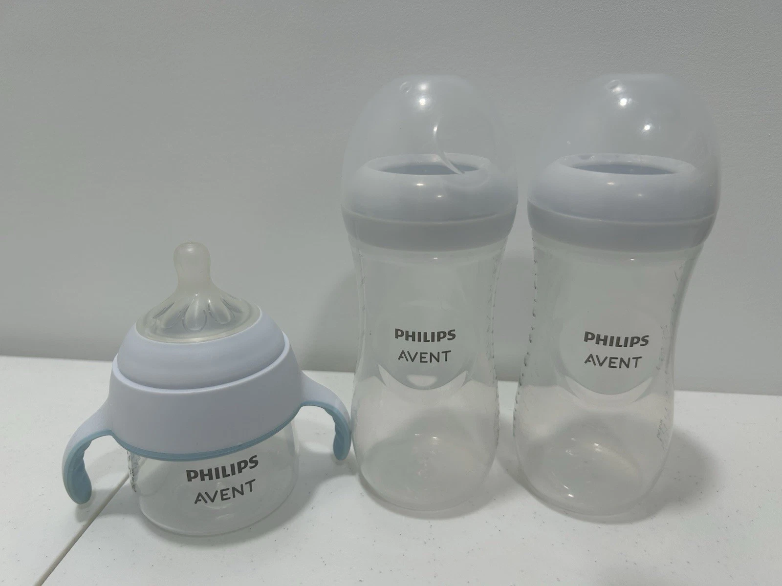 Avent Baby Bottles 11 Oz And Sippy Cup 5 Ounce Lot Of 3