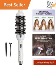 Thermal Round Brush Ionic 1.5 Inch Hair Curling Smoothing Styling Tool
