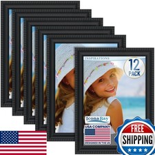 Icona Bay 5x7 Picture Frames Black 12 Pack
