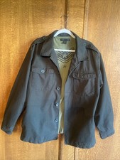 Vtg Structure Jacket Size M Camo Military Style Jacket Elbow Patches