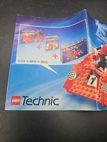 Lego Technic 8815 8820 8024 instruction book/manual only 