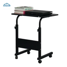 Versatile Removable P2 15MM Chipboard & Steel Side Table with Baffle Black