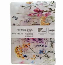 Floral MacBook Pro 13  Hard Shell Case A2338 A2251 A1708 A1989 NEW