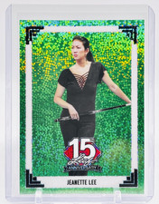 2025 Leaf 15th NSCC National 1991 JEANETTE LEE Green Sparkles 4/6