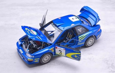ミニカー SUBARU Sun Star 1/18 Sunstar 1/18 Subaru Impreza S6 WRC 2000 3# Portugal Burns Diecast