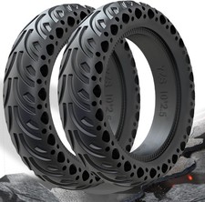 2 PACK 10x2.5 Solid Scooter Tire 60/70-6.5 Tubeless for Segway Ninebot Max G30P