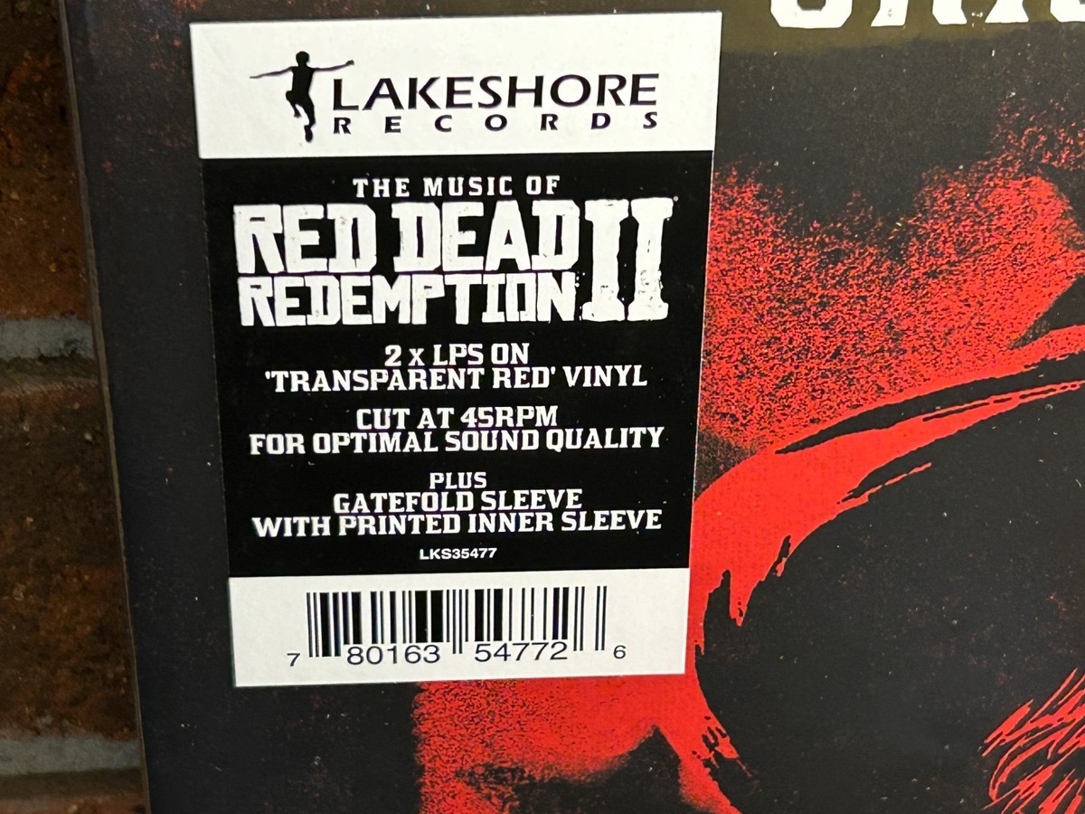MUSIC OF RED DEAD REDEMPTION 2 - Soundtrack Ltd 2LP RED COLOR