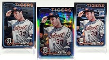 2024 Topps Chrome Upd - Rookie Debut Refractor & Chrome & Base RC's Colt Keith..