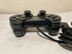 Sony PlayStation 2 PS2 Controller OEM Black DualShock 2 Fully Working Fast Ship!