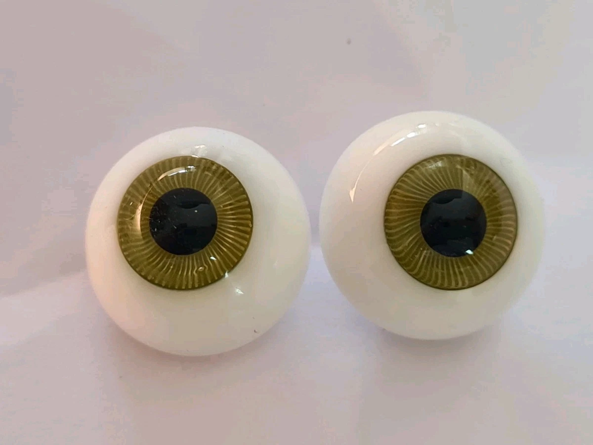 YEUX 16MM EN verre émaillé pour poupée ancienne du XIX ème-Mannequin/marionnette EUR 15,10 - FR