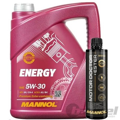 5L MANNOL ENERGY MOTORÖL 5W30+500ML MOTOR DOCTOR+ESTER für VW 502/505.00