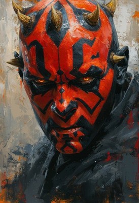 ''Darth Maul 4'' Fine Art Print 13x19 Limited to 20 Hand-Numbered Copies