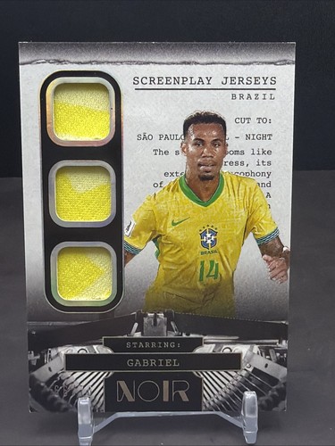 Gabriel 2025-26 Panini Noir Road to World Cup Screenplay Jerseys SP 66/70 TF1
