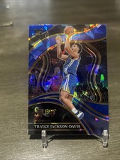 2023-24 Panini Select - Courtside Trayce Jackson-Davis Blue Cracked Ice Prizm