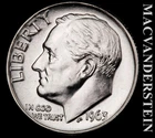 1963 Silver Roosevelt Dime - Choice Gem Brilliant Uncirculated  Lustrous  #L862