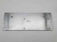 LCN 4110-18 Satin Chrome Door Closer Bracket Mounting Plate for 4110 Closers