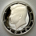 2020 S Proof SILVER Kennedy Half Dollar Coin 50 Cent JFK from US Mint Proof Set