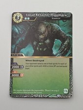 Battle Spirits Saga Tcg Einzelkarte Loyal Retainer Higumaru NM