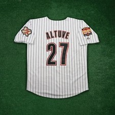 Jose Altuve 2012 Houston Astros 50th Anniv. Men's Home White Jersey