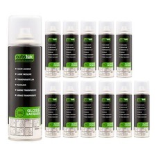 Autotek Quick Drying Aerosol Spray Paint Top Coat Clear Lacquer 300ml