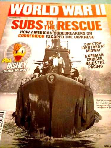 WORLD WAR II MAGAZINE Summer 2023, New Subs To The Rescue + Disney Goes to War - 第 1/2 張圖片