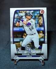 Ezequiel Tovar Flagship Rookie Card RC 2023 Bowman Base Colorado Rockies #15
