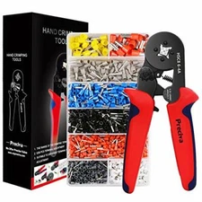 Crimper Plier Set Preciva 0.25-10mm² Self-adjustable Ratchet Wire Crimping