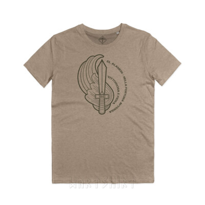 El Alamein 185. Fallschirmjägerdivision Nordafrika T-Shirt Blitz T-Shirt Man