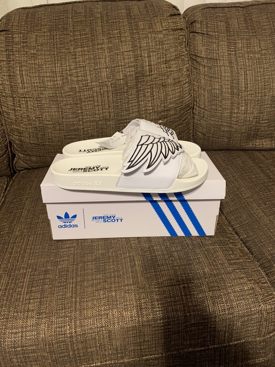 Adidas Jeremy Scott Monogram Adilette Wings Slides GY2505 Size New