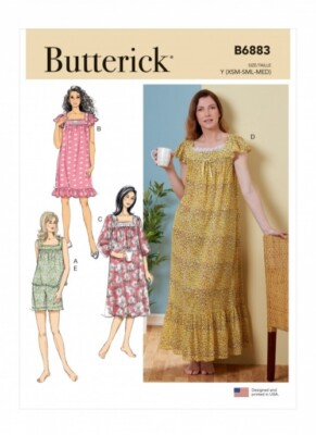 Butterick Schnittmuster 6883 Damen ZZ (L-XL-XXL)