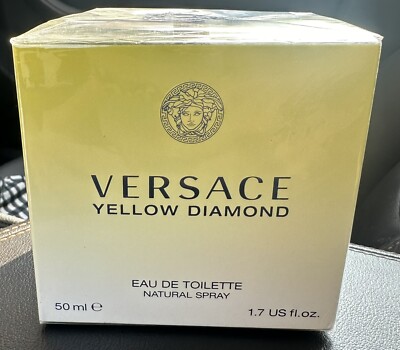 Versace Yellow Diamond  1.7 US fl oz New Sealed Box 50 Ml