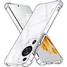 For Huawei P60 P40 P50 Mate 60 40 20X 30 50 Pro Case Clear Crystal Gel TPU Cover