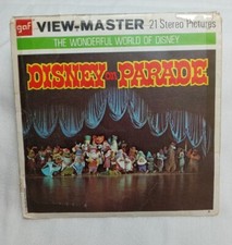 View Master Disney Parade Wonderful World of Disney 3 Reels Gaf W/O booklet 70s
