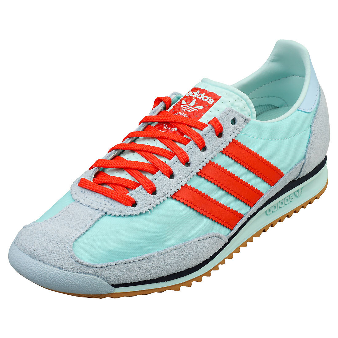 adidas Sl 72 Og Womens Fashion Trainers in Aqua Red US