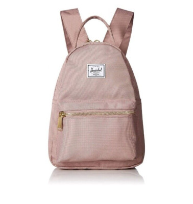 Herschel Travel Purse Nova Mini Backpack - Ash Rose -Gold Hardware NWOT Classic