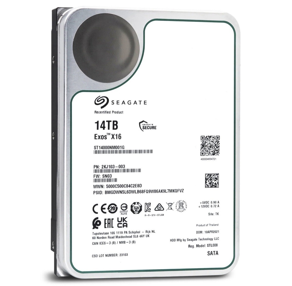 Seagate Exos 2X14 MACH.2 (7200 RPM, 3.5