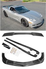 For 05-13 Corvette C6 Base Zr1 Extended Style Carbon Fiber Full Aero Body Kit
