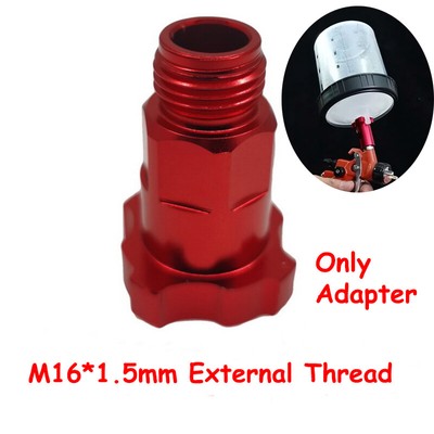 For Spray Gun Cup Connector Adapter M16*1.5mm External Thread