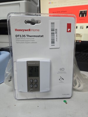 Honeywell Home DT135 Digitales kabelgebundenes nicht programmierbares Thermostat, weiß