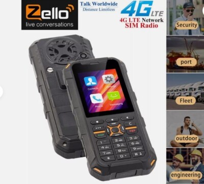 UNIWA F20 Rugged 4G Walkie Talkie Phone 2,4'' Android PoC SOS 1GB+8GB Dual SIM